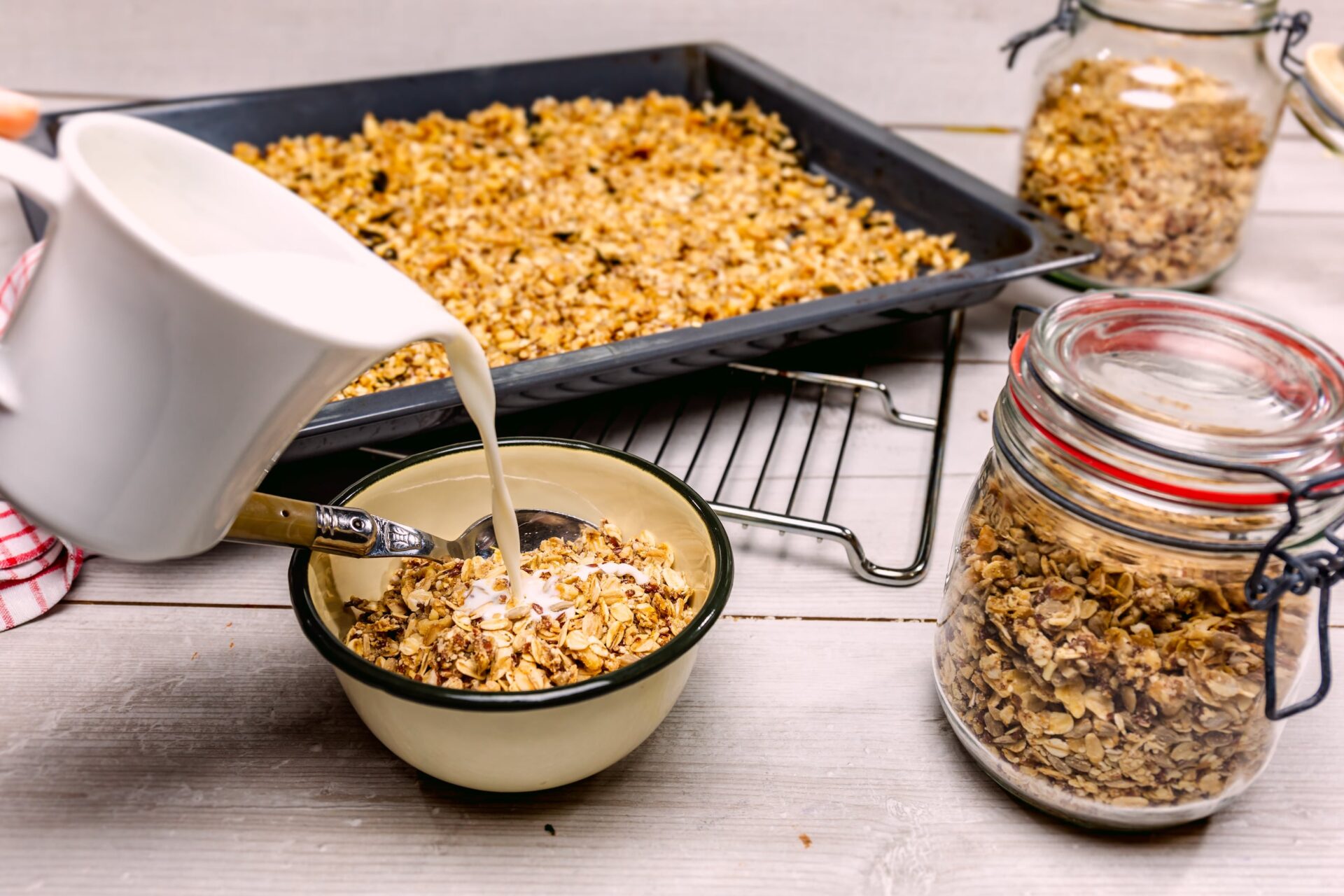 Knuspermüsli auf Vorrat - Landgemachtes