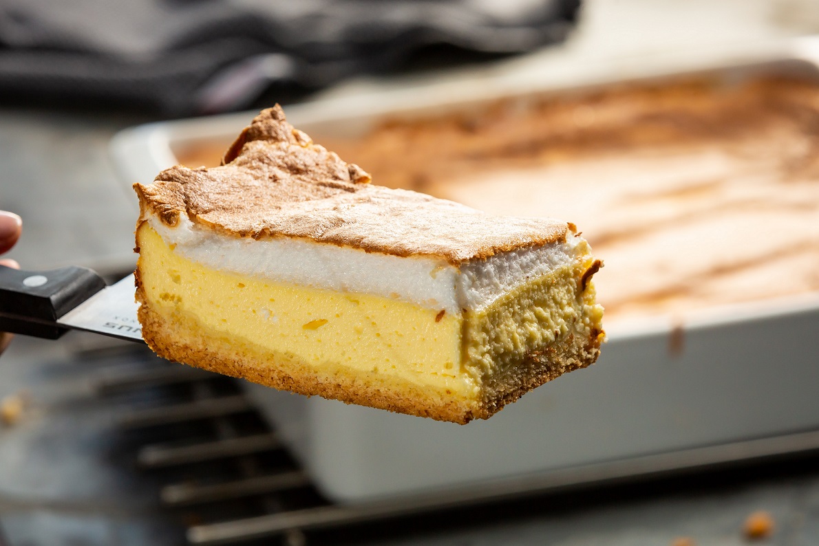 Käsekuchen mit Baiserhaube - Landgemachtes