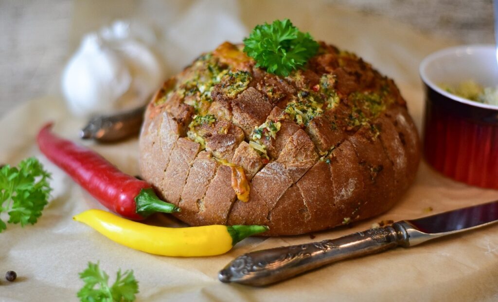 Zupfbrot mit Käse